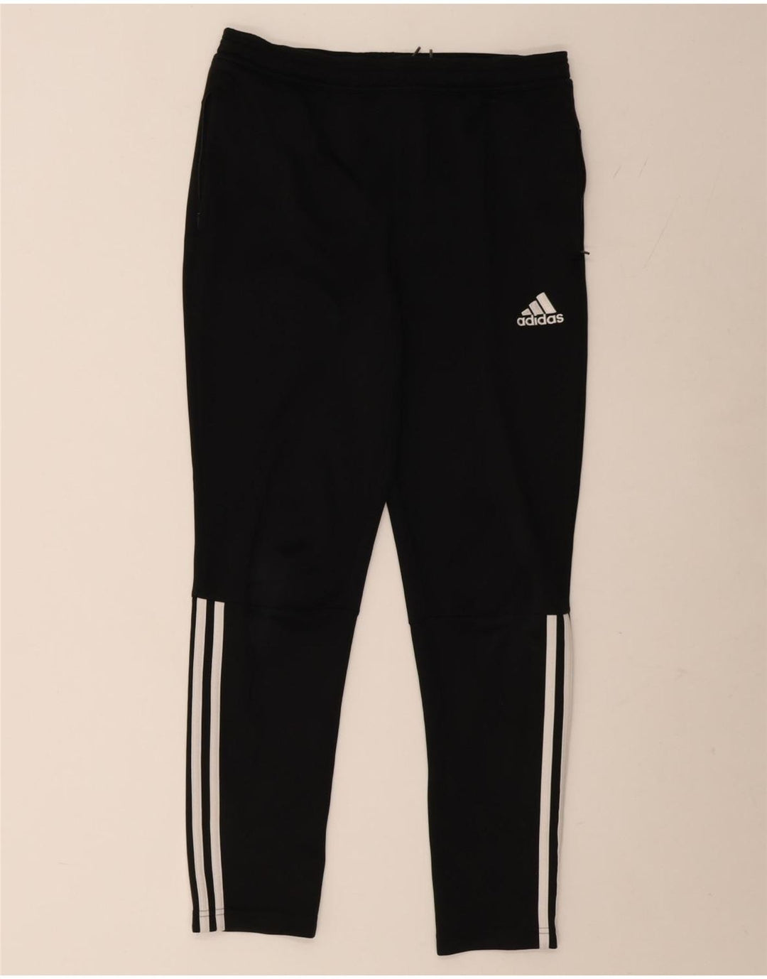 Adidas Drenge Træningsdragt Bukser 13-14 År Sort Polyester