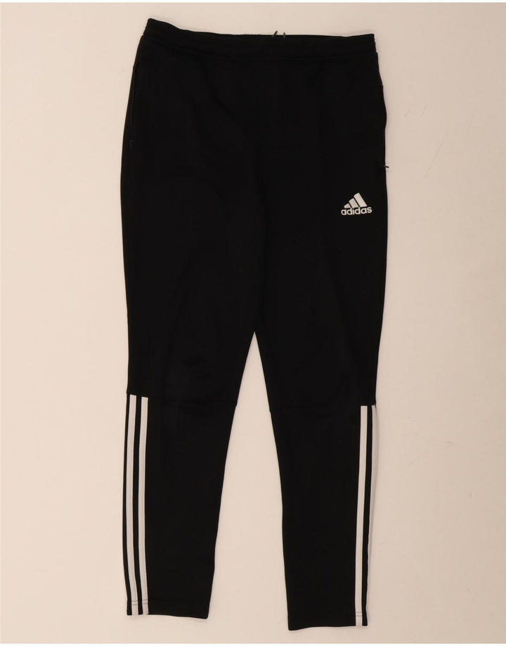 Adidas Drenge Træningsdragt Bukser 13-14 År Sort Polyester