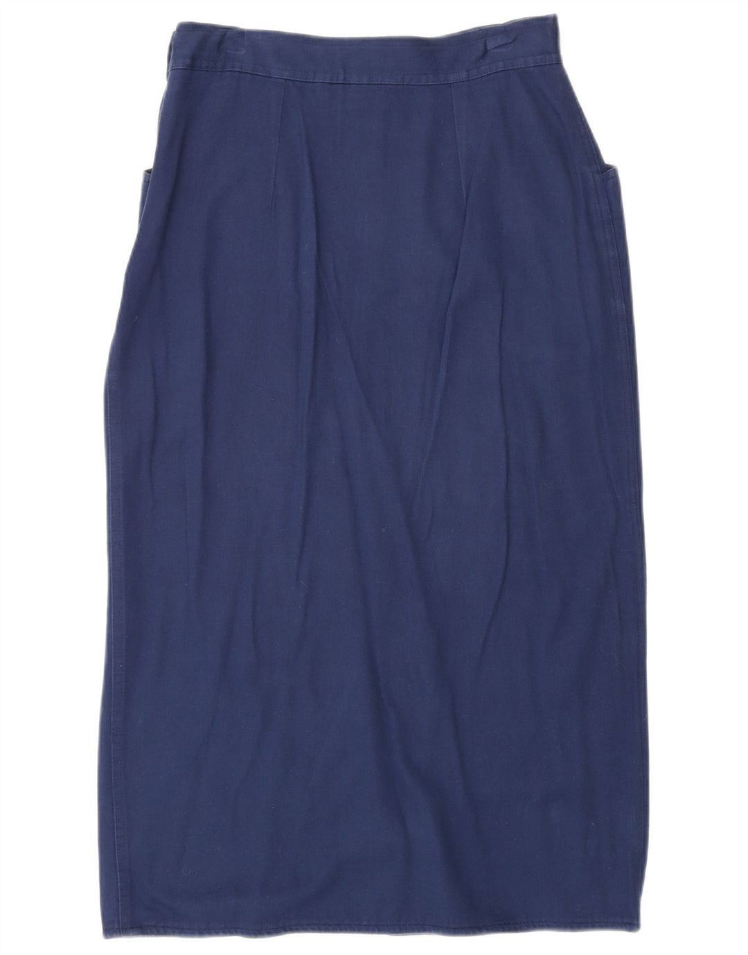 Stefanel Dame Pencil Skirt IT 44 Medium W26 Blå Bomuld