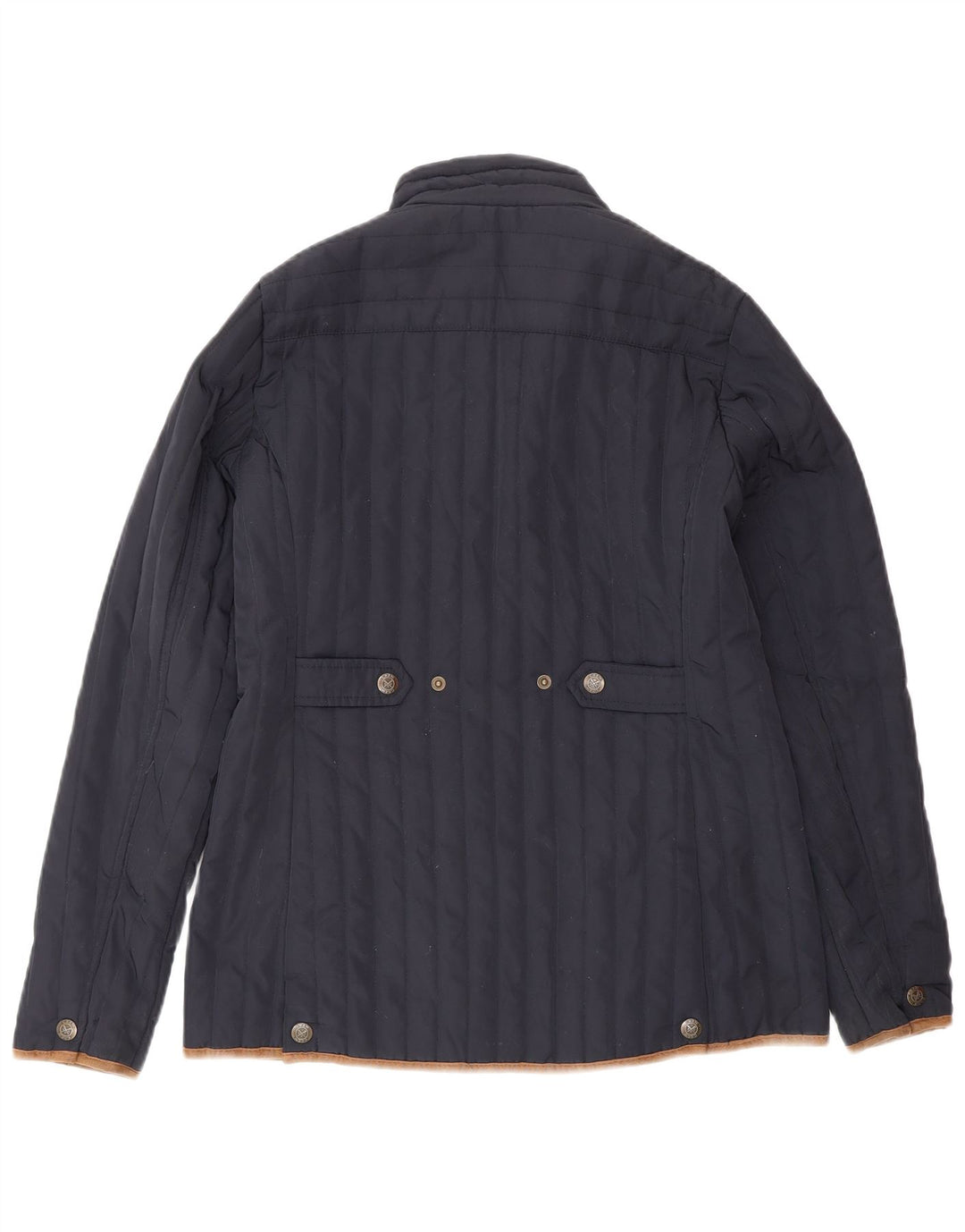 Crew Clothing Dame Polstret Jakke UK 10 Small Navy Blue Polyester
