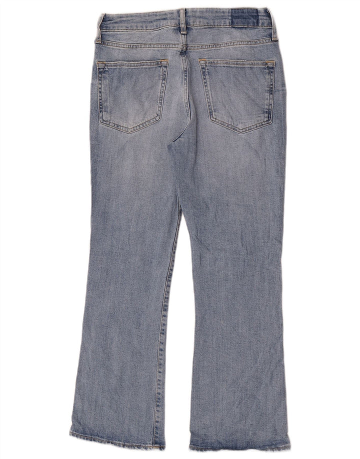 Zara Dame Bootcut Jeans EU 38 Small W28 L26 Blå Bomuld