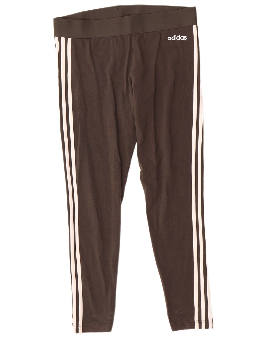 Adidas Dame Leggings UK 16/18 Stor Grå Bomuld