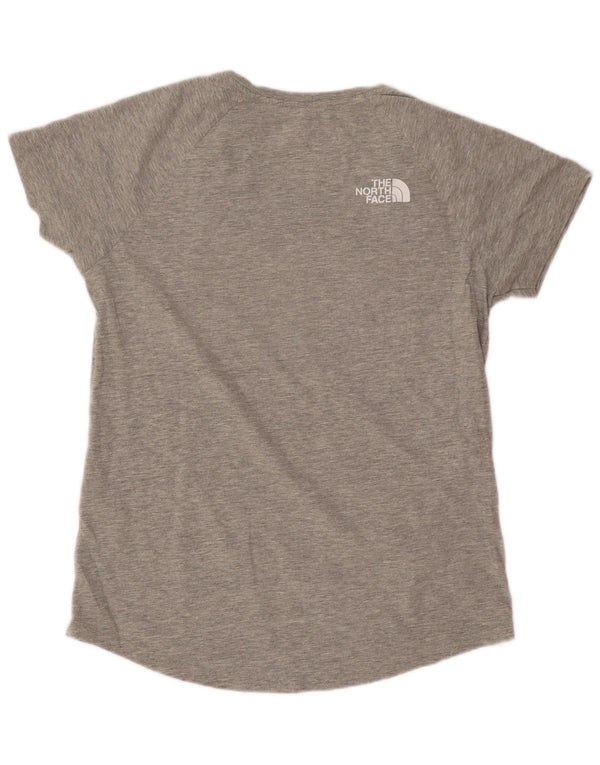 The North Face Dame RU/14 Grafisk T-Shirt Top UK 14 Large Grey Sports