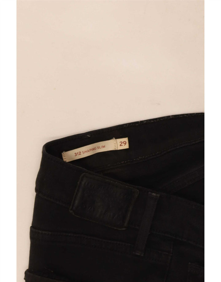 Levi's Womens 312 Shaping Slim Jeans W29 L31 Sort