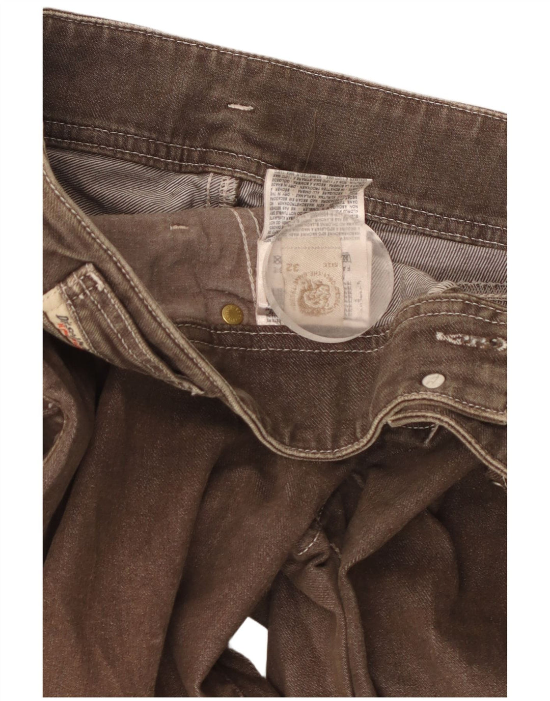 Diesel Dame Slim Jeans W32 L35 Brun Bomuld