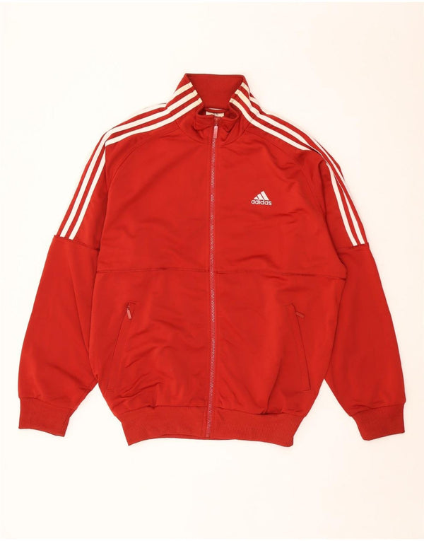 Adidas Træningsdragt til mænd Topjakke UK 40/42 Medium Rød Polyester