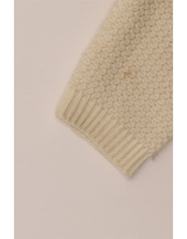 VINTAGE Womens Cardigan Sweater IT 40 Small Off White Vintage Vintage and Second-Hand Vintage from Messina Hembry 