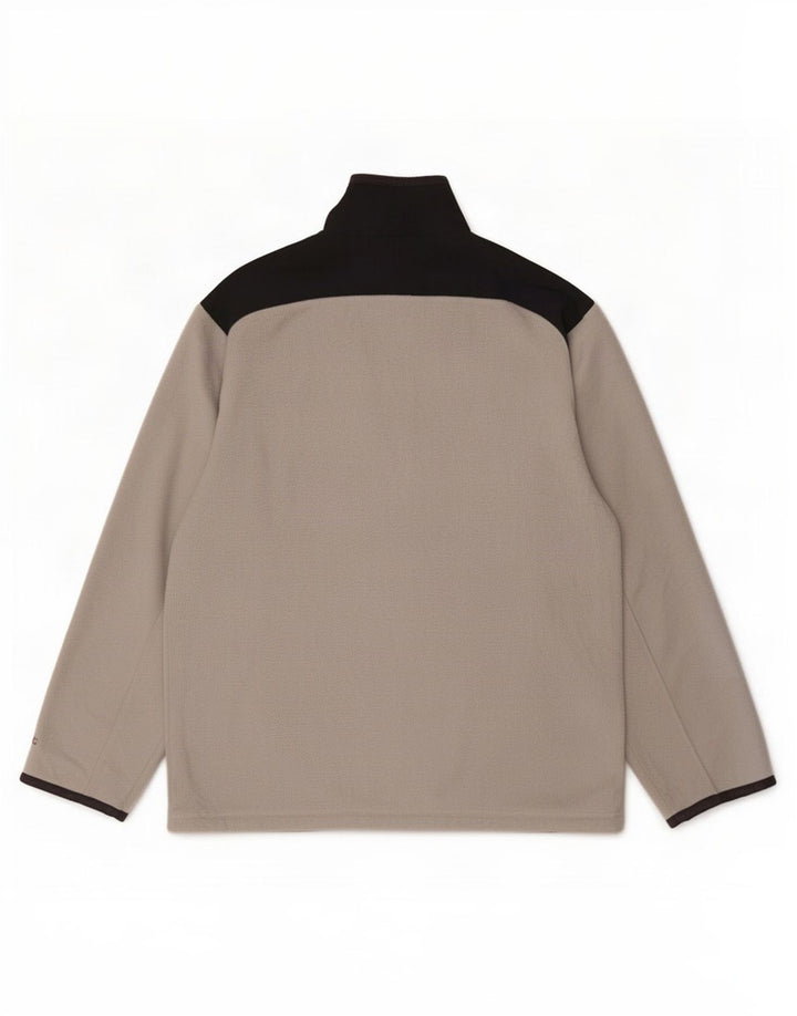 Champion Herre fleecejakke UK 40 Large Grey Colourblock Polyester