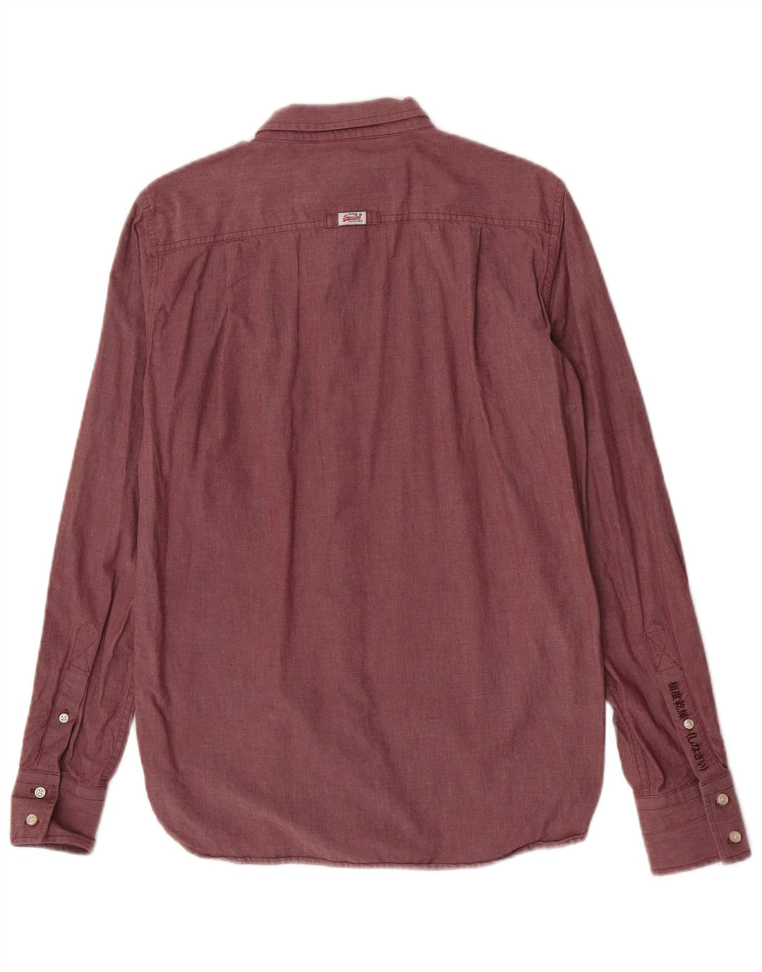 Superdry Herreskjorte Medium Bourgogne bomuld