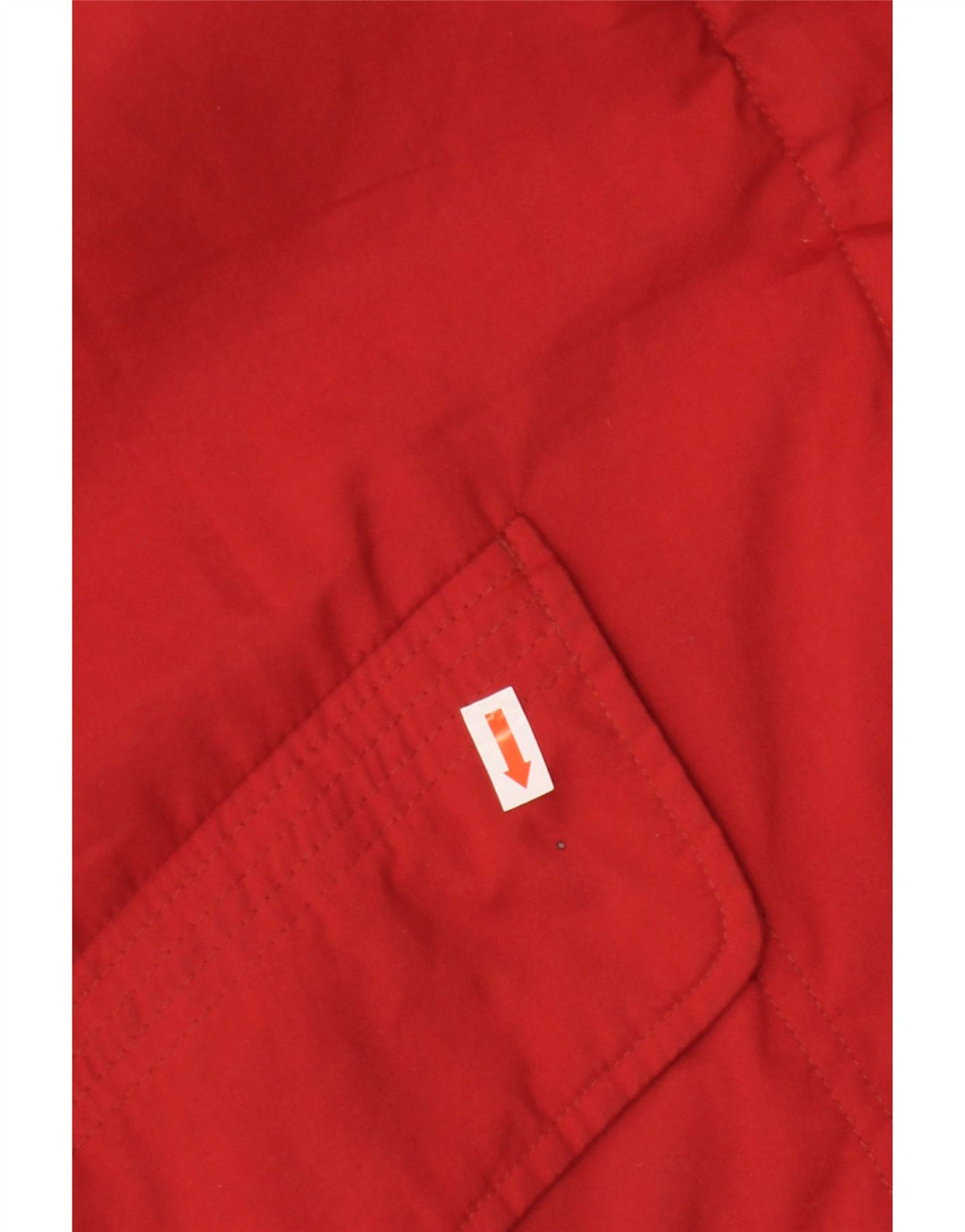 Vintage oversize hættejakke til kvinder IT 44 Medium Rød