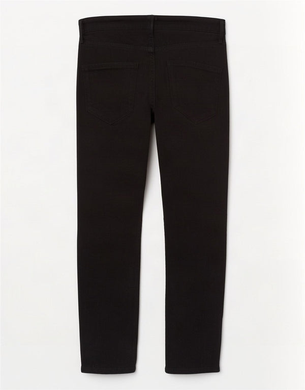 Marks & Spencer Dame Crop Slim Jeans UK 12 Medium W30 L26 Black Bomuld