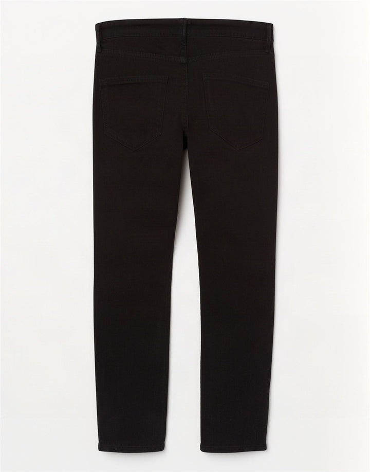 Marks & Spencer Dame Crop Slim Jeans UK 12 Medium W30 L26 Black Bomuld
