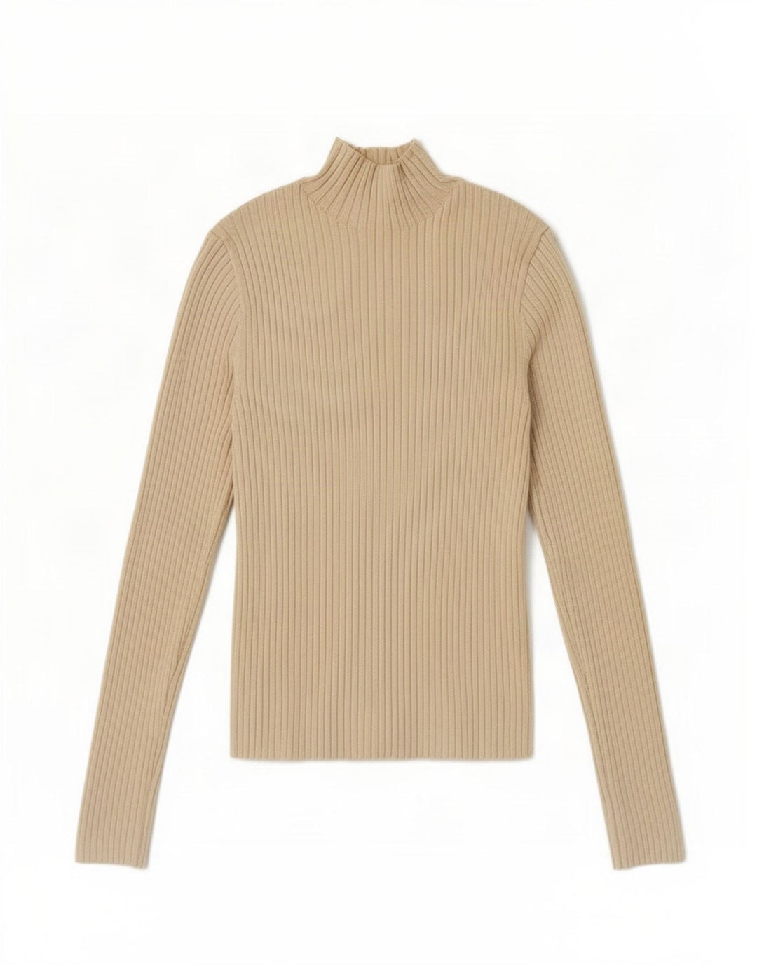 Zara Dame Turtle Neck Jumper Sweater UK 12 Medium Off White
