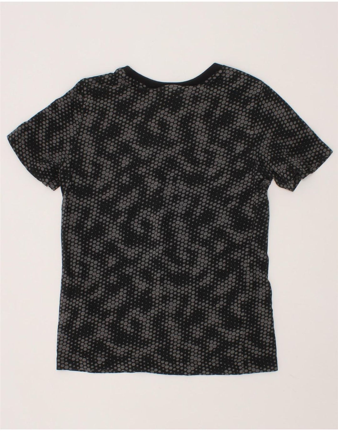 PUMA Boys T-Shirt Top 5-6 Years Black Geometric Cotton Vintage Puma and Second-Hand Puma from Messina Hembry 