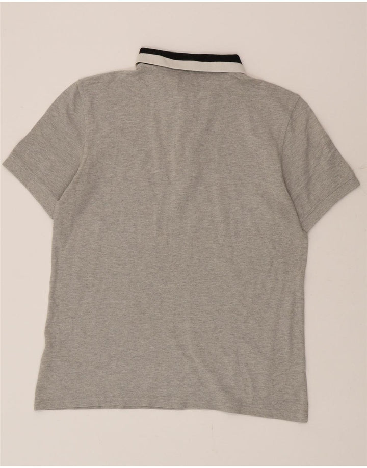 Barbour Polo Shirt til mænd Stor grå Colourblock Bomuld