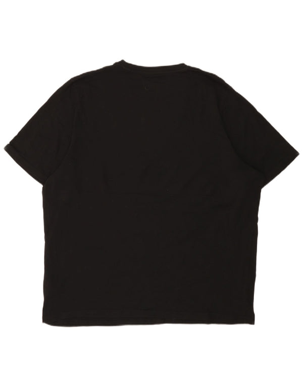 Puma Herre Grafisk T-Shirt Top XL Sort Bomuld