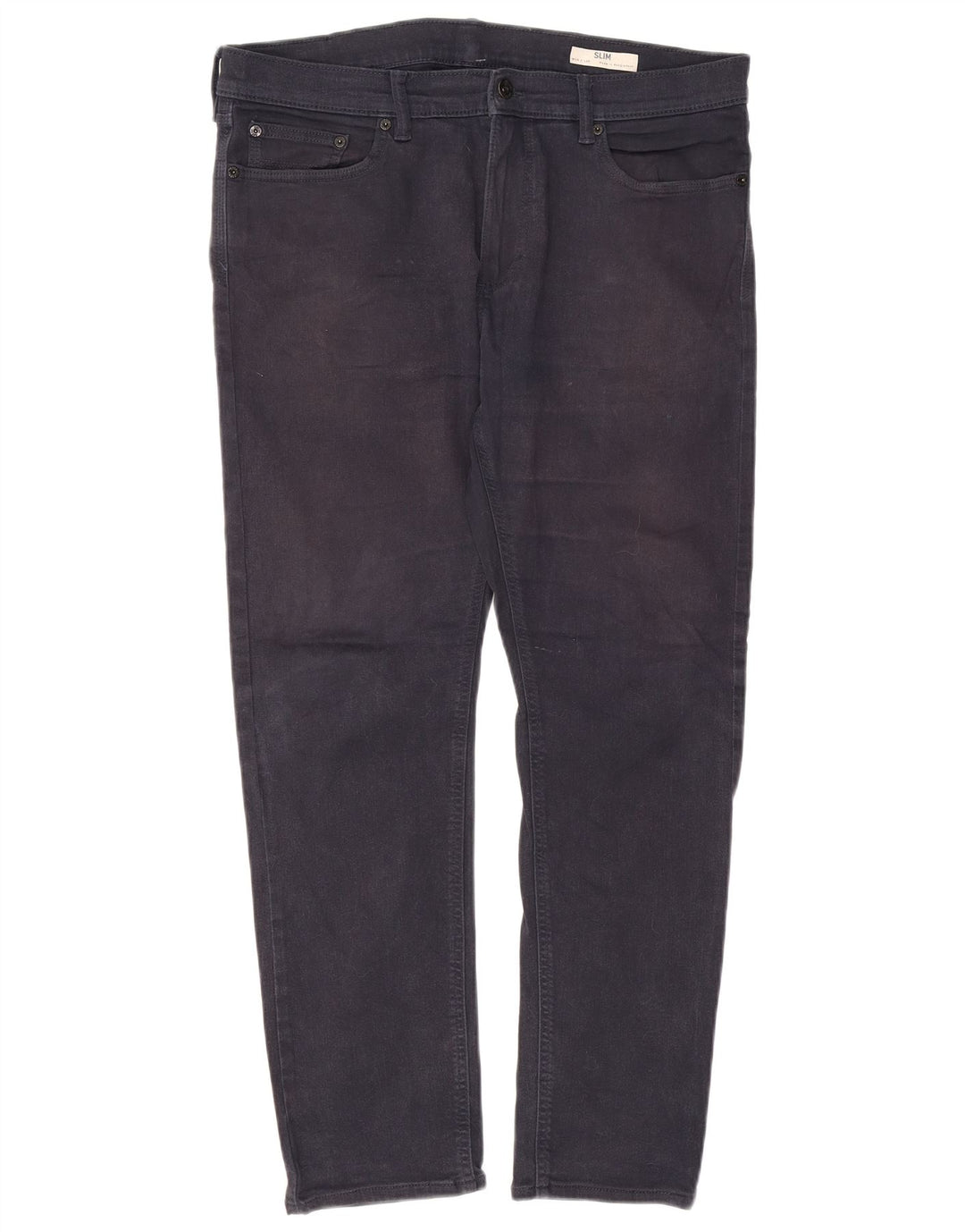 Marks & Spencer Dame Slim Jeans W36 L29 Marineblå Bomuld