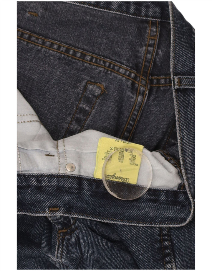 WRANGLER Mens Straight Jeans W36 L32 Blue Cotton