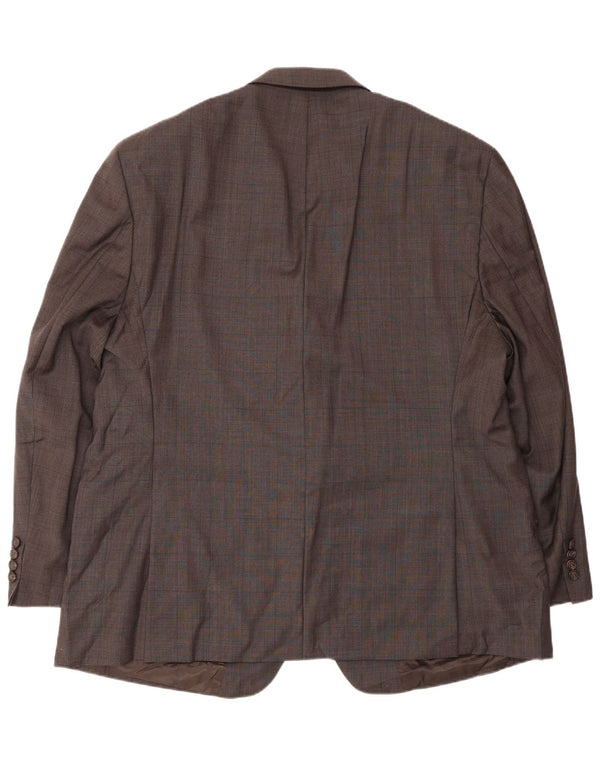 Ralph Lauren Herre 2-knaps blazerjakke UK 48 3XL brun ternet uld