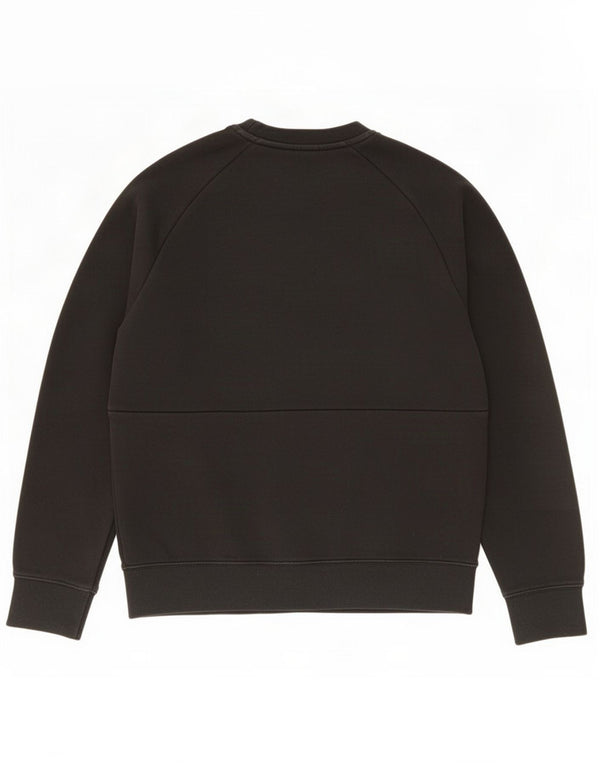 Nike Dame Grafisk Oversized Sweatshirt Jumper UK 6 XS Sort Colourblock