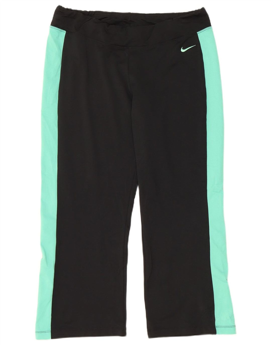 NIKE Capri træningsdragtbukser til kvinder US 12/14 Stor sort farveblok
