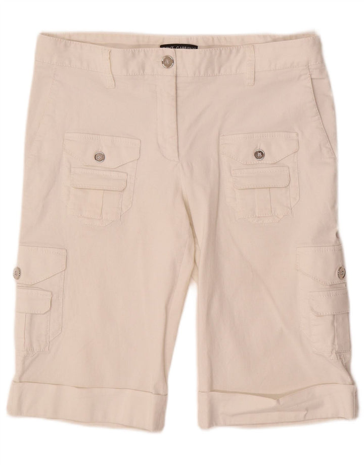 Dolce & Gabbana Cargo Shorts til kvinder IT 44 Medium W32 Hvid