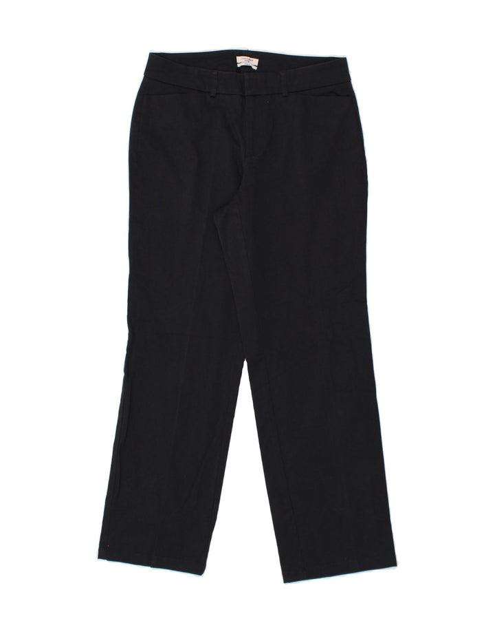 DOCKERS Womens Straight Casual Trousers US 6 Medium W30 L28 Navy Blue Vintage Dockers and Second-Hand Dockers from Messina Hembry 