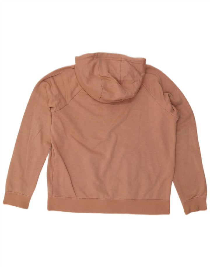 Nike hættetrøje med lynlås til kvinder UK 14 Medium Orange Bomuld