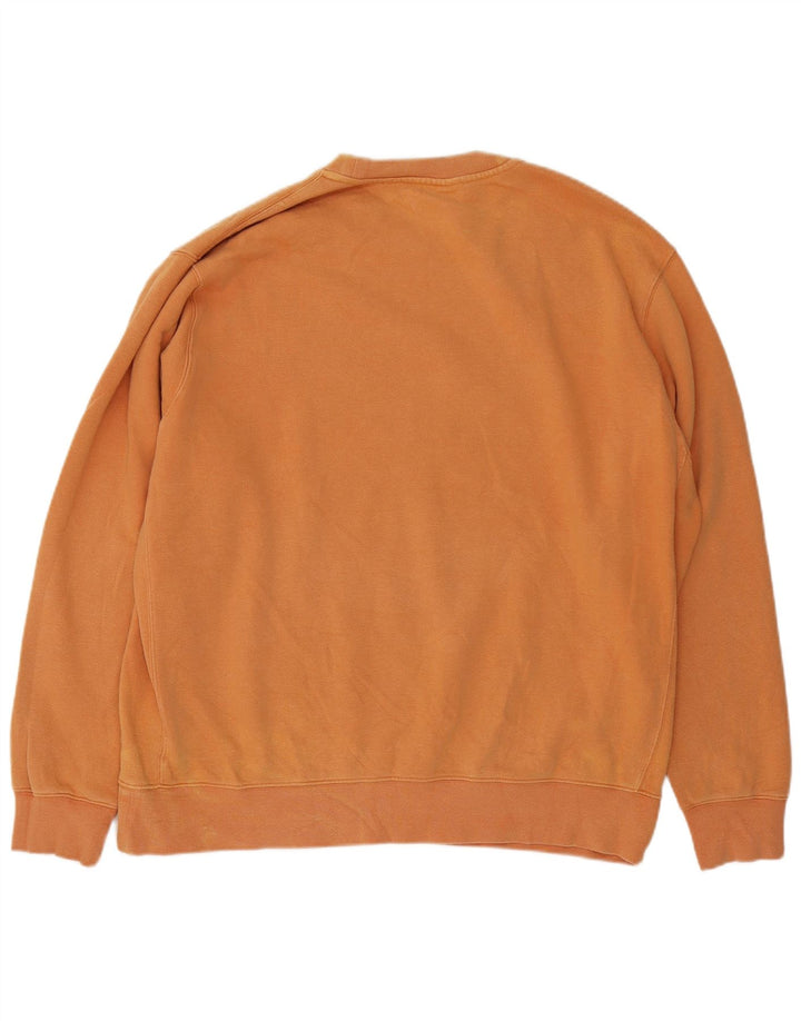 Nike Sweatshirt Jumper XL til mænd, orange bomuld