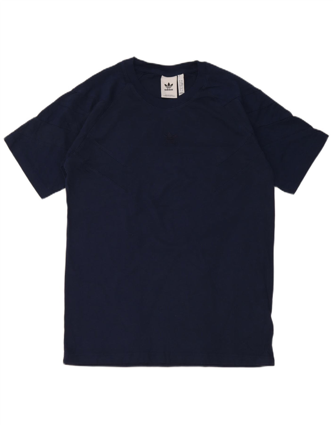 Adidas herre T-shirt top mellem marineblå bomuld