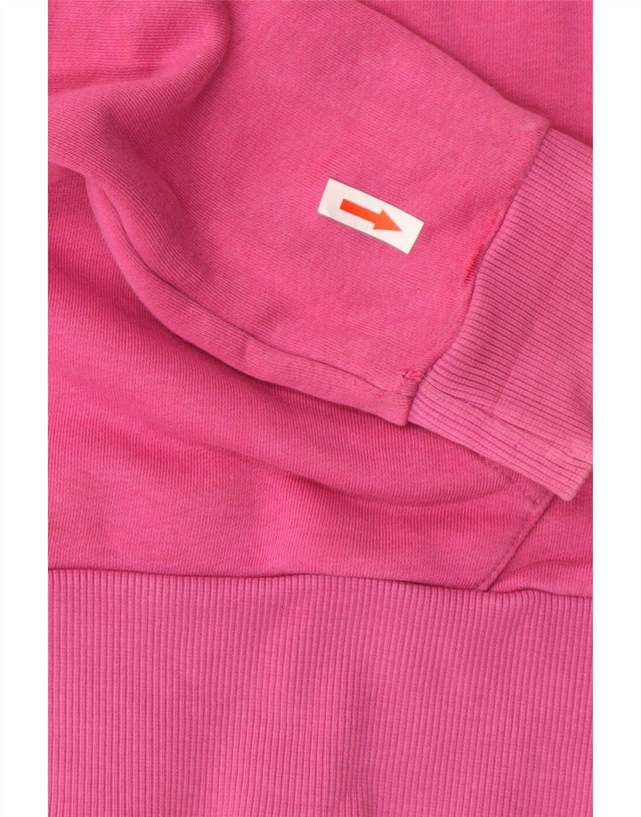 Puma Graphic Hoodie Jumper UK 12 Medium Pink