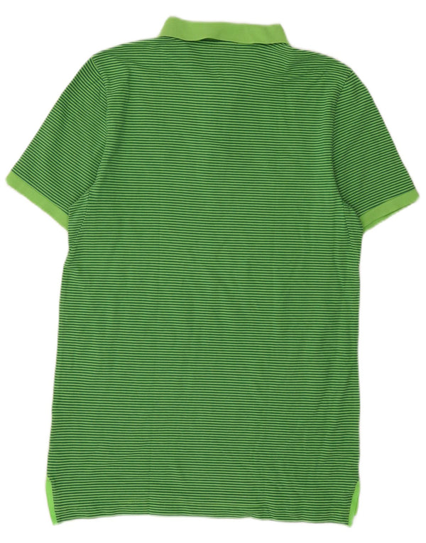 Nike Herre SV Werder Bremen Polo Shirt Medium Grøn Stribet Bomuld