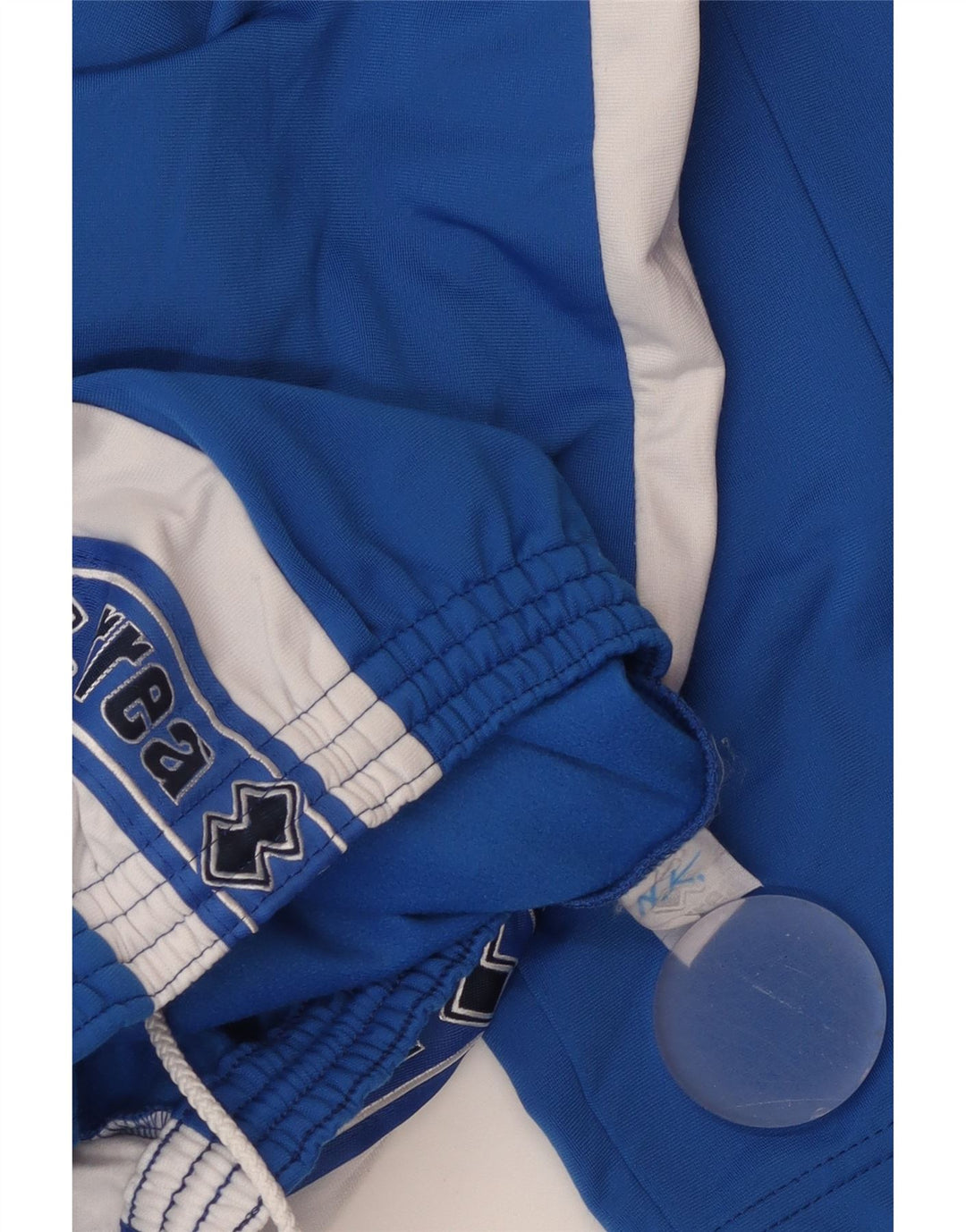 Errea Herre grafiske træningsdragt bukser Small Blue Colourblock