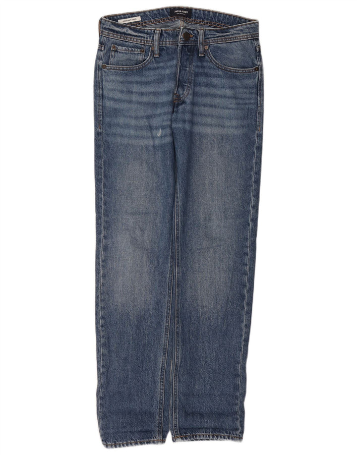 Jack & Jones Dame Mike Straight Jeans W28 L32 Blå Bomuld