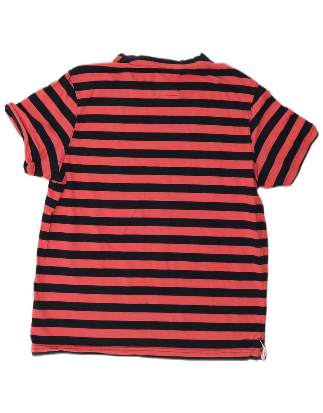 Crew Clothing Herre T-Shirt Top Medium Pink Stribet Bomuld