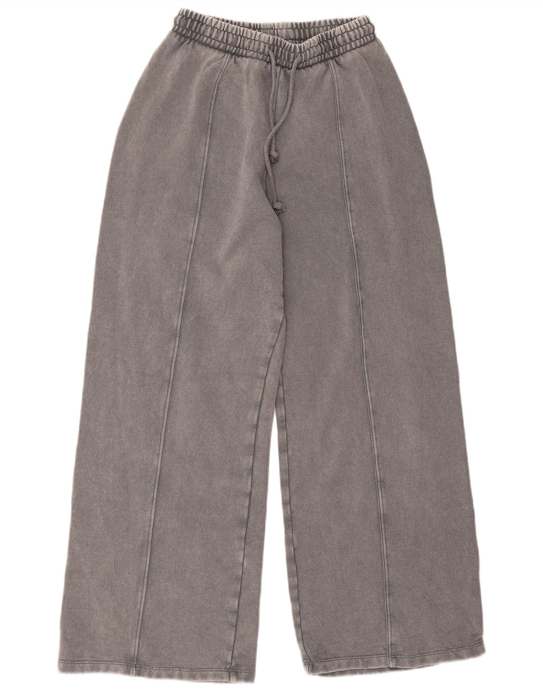 Zara Womens Tracksuit Bukser med brede ben UK 12 Medium Grey