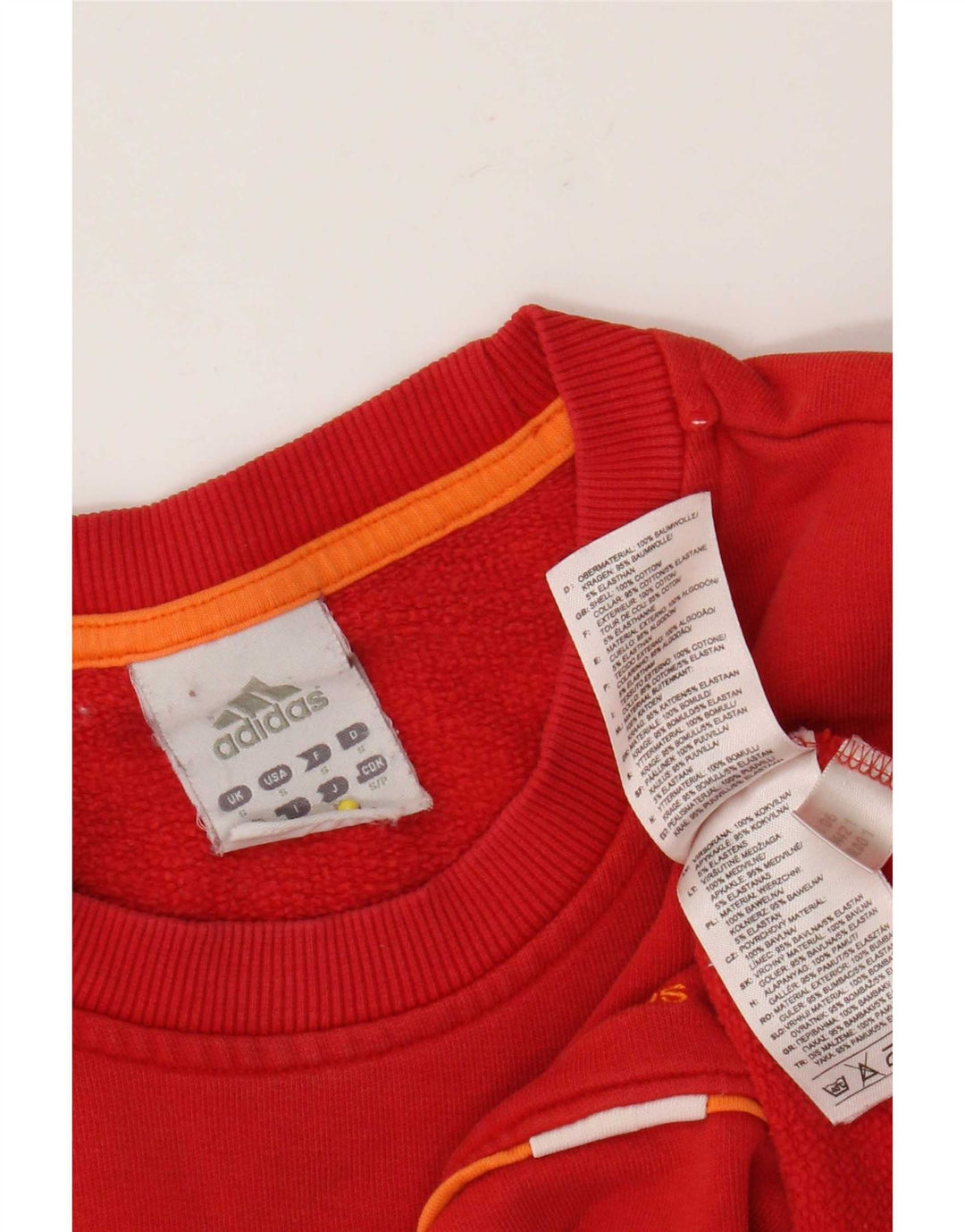 Adidas Sweatshirt til mænd, lille rød bomuld