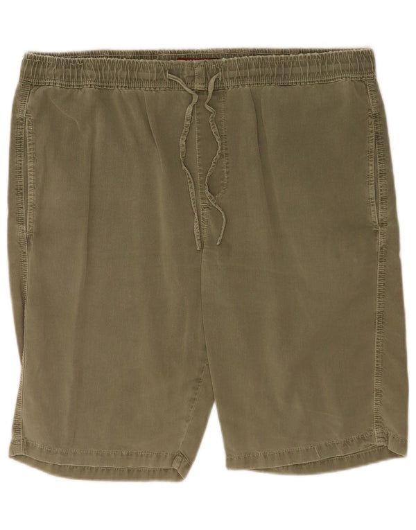 Carrera Herre Regular Chino Shorts XL W38 Khaki Bomuld