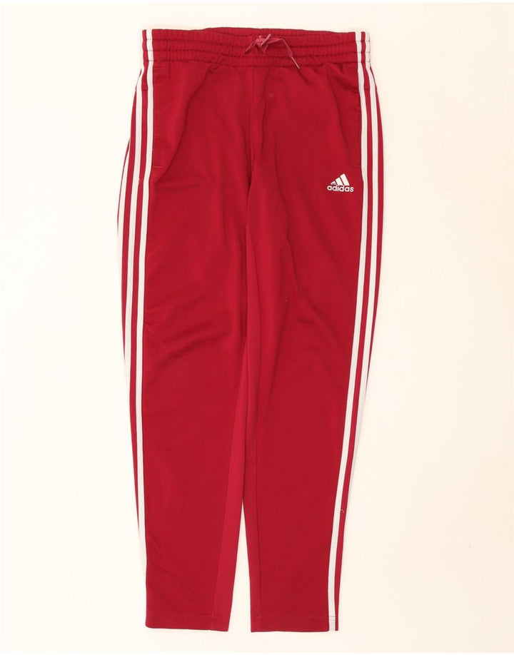 Adidas træningsdragtsbukser til kvinder UK 8/10 Small Maroon Polyester