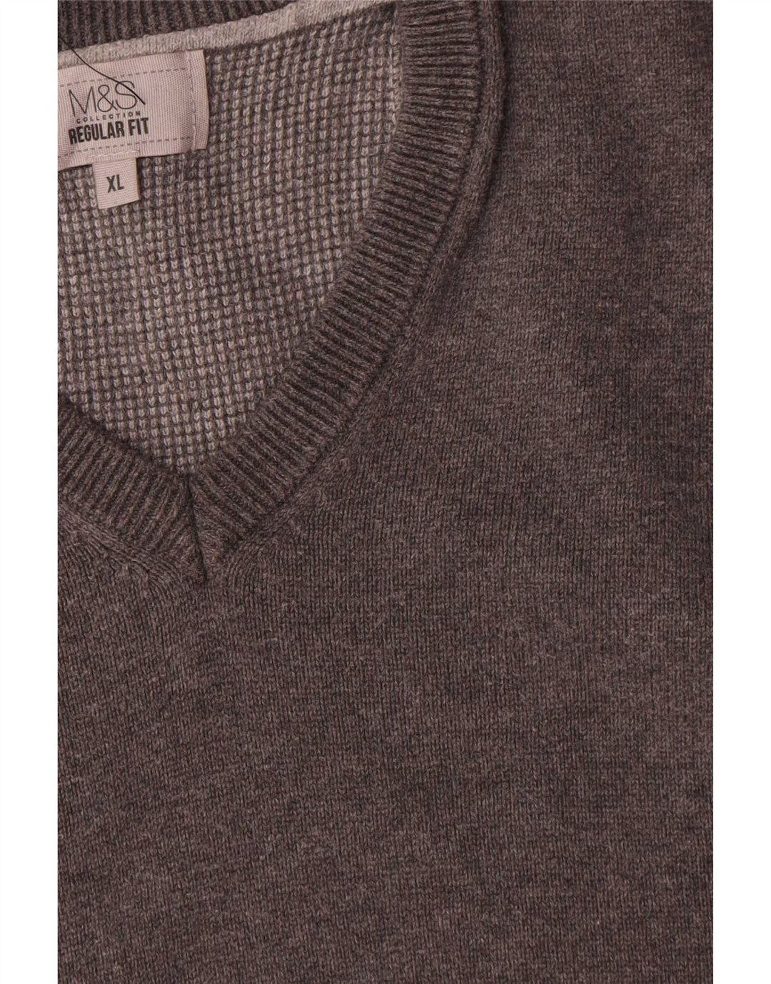 Marks & Spencer Herre Regular Fit Vest Tank Top XL Grå Bomuld