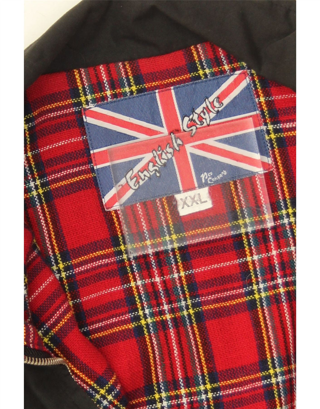 Vintage Bomberjakke til mænd UK 44 2XL Sort Polyester