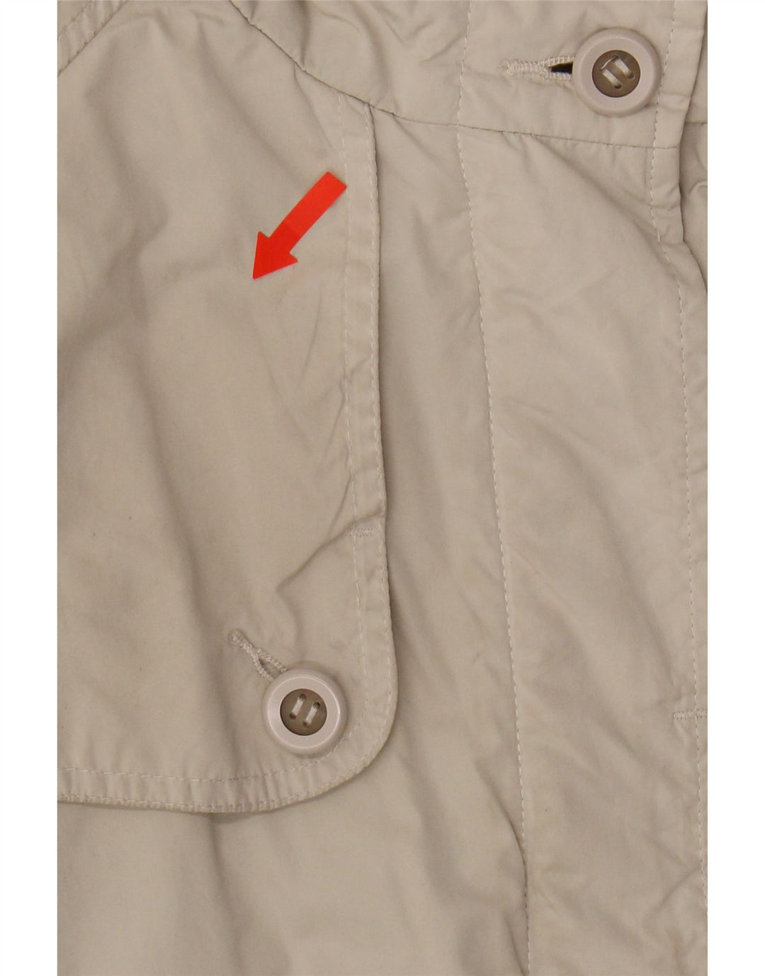 GEOX Womens Utility Jacket UK 18 XL Beige Polyester Vintage Geox and Second-Hand Geox from Messina Hembry 