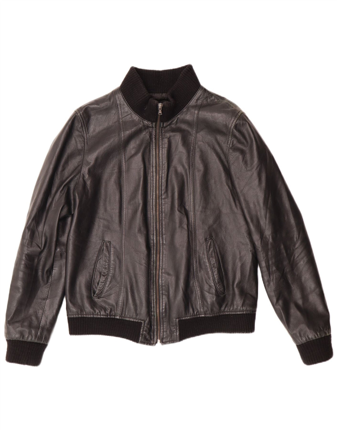 Talenti Dame Læderjakke UK 14 Large Sort