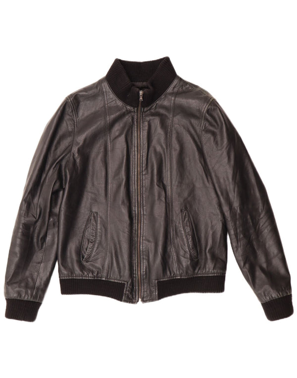 Talenti Dame Læderjakke UK 14 Large Sort