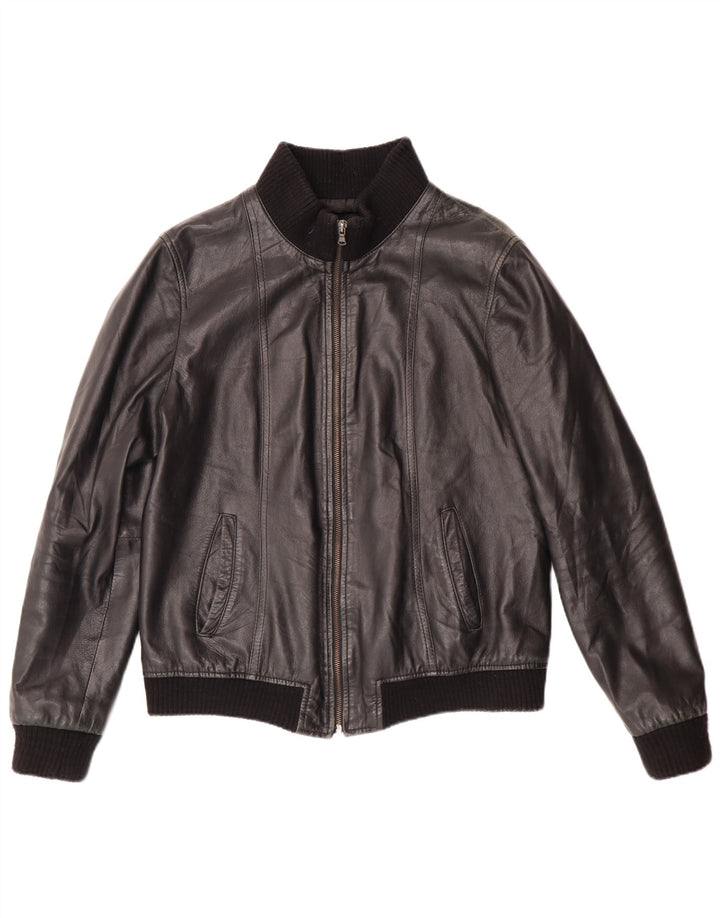 Talenti Dame Læderjakke UK 14 Large Sort