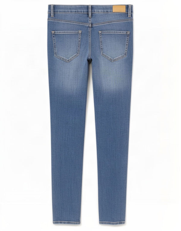 Marks & Spencer Womens The Ivy Crop Skinny Jeans UK 12 Medium W30 L25 Blue