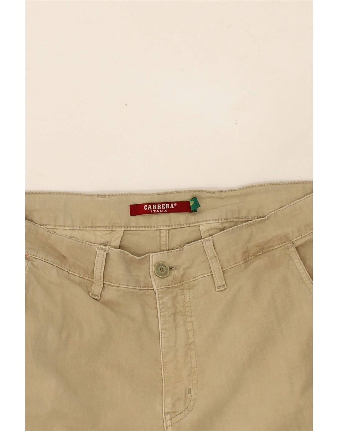CARRERA Mens Slim Cargo Trousers W32 L33 Beige Vintage Carrera and Second-Hand Carrera from Messina Hembry 
