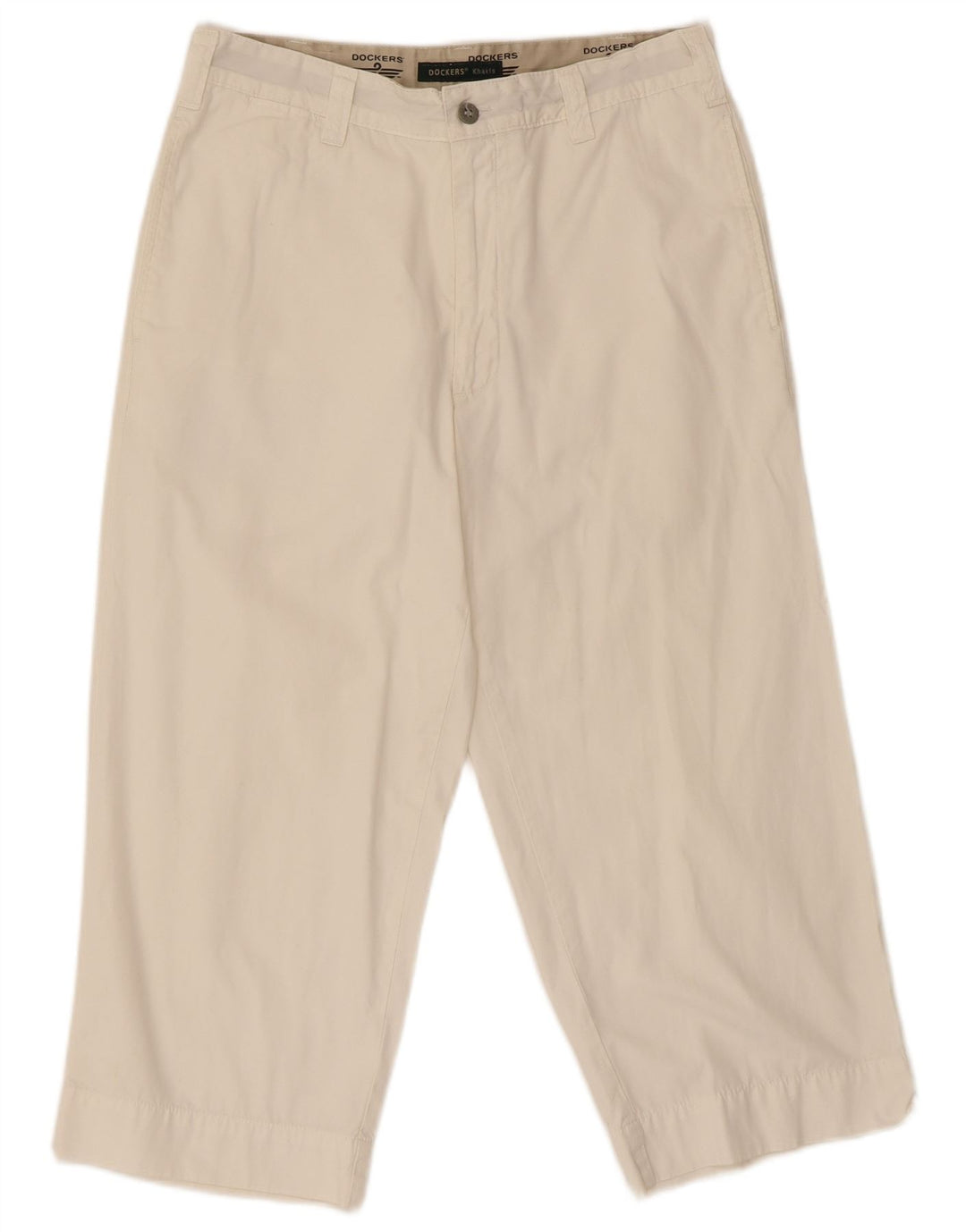 Dockers Lige Capri-bukser til kvinder W31 L22 Off White