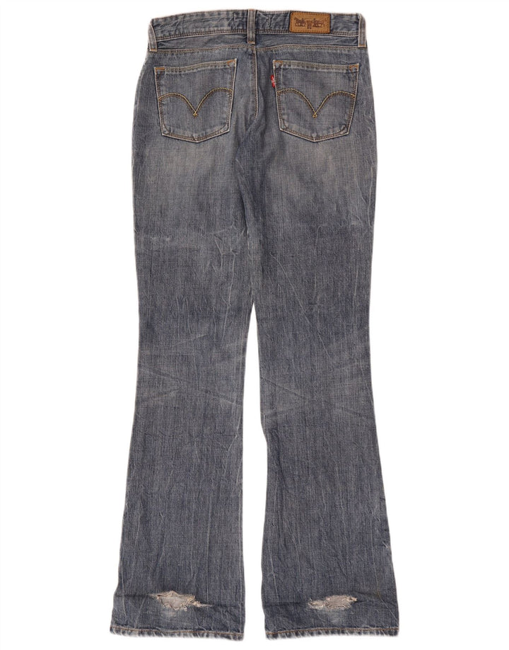 Levi's Dame 572 Bootcut Jeans W28 L34 Blå Bomuld