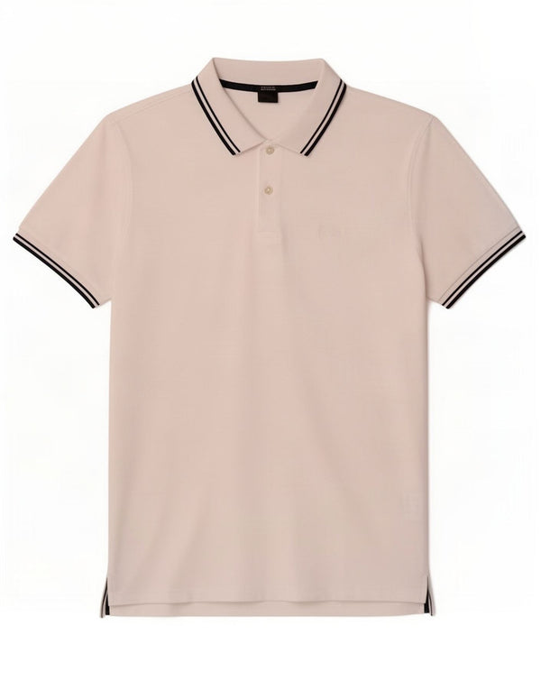 Hugo Boss Herre Regular Fit Polo Shirt Stor hvid bomuld